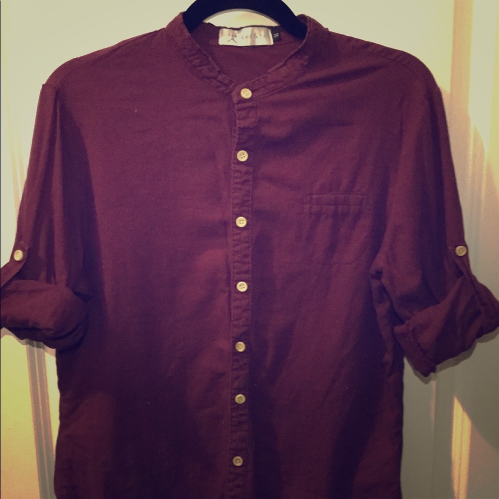 Unisex button down